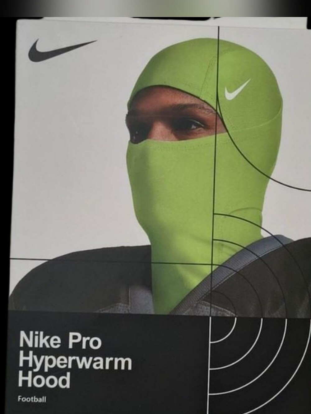 Nike Hyperwarm Hood - Bright Green Performance Balaclava
